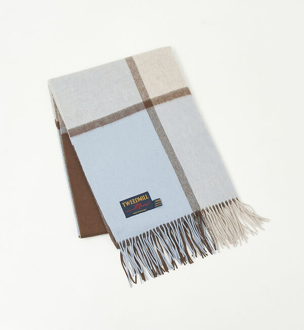 Rouge vif「【TWEEDMILL/ツイードミル】チェック柄ストール」|マフラー|