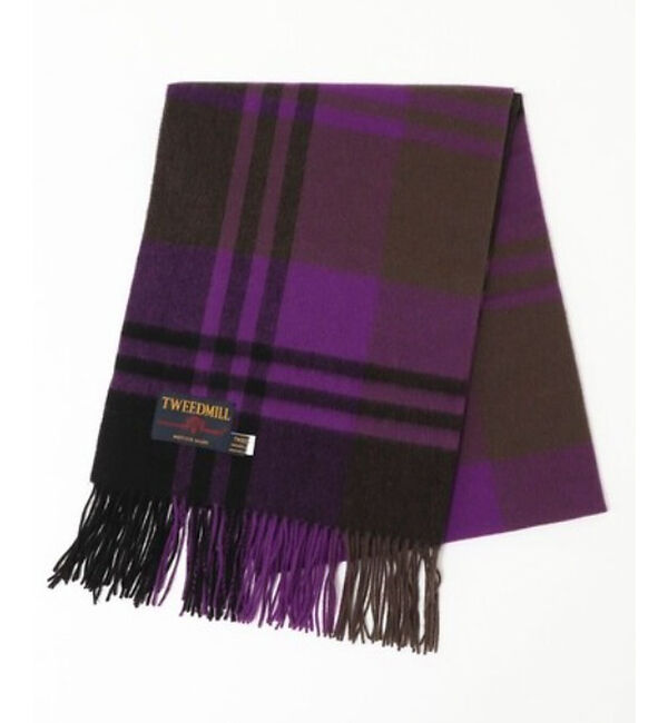 Rouge vif「【TWEEDMILL/ツイードミル】チェック柄ストール」|マフラー|