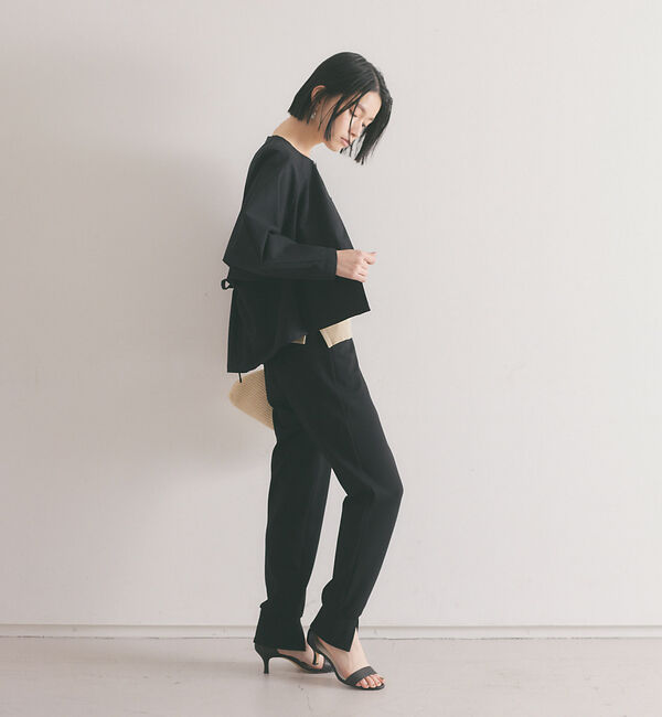 qualite「《セットアップ対応》2WAYストレッチフォルムシャツ」|シャツ・ブラウス|