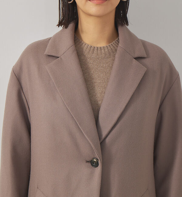 qualite「中綿ウールチェスターコート」|その他|