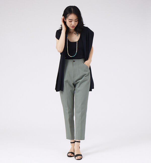 qualite「レーヨンストレッチニットジレ」|ベスト・ジレ|