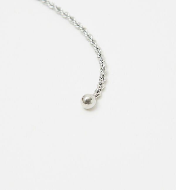 qualite「スクリューチェーンネックレス」|ネックレス|