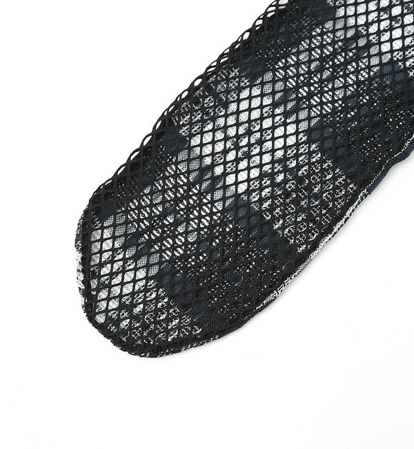 AU BANNISTER「●FAKUIチェック&times;ネットチュールソックス」|その他|