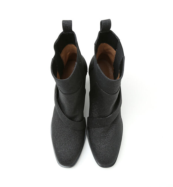 AU BANNISTER「【スノーソール】変形サイドゴアヒールブーツ」|ショートブーツ|