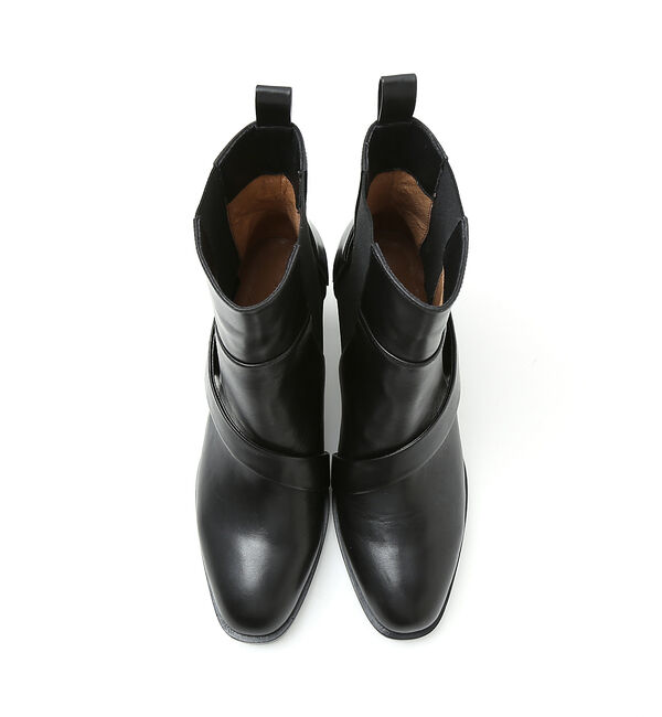 AU BANNISTER「【スノーソール】変形サイドゴアヒールブーツ」|ショートブーツ|