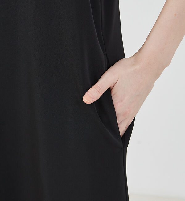 abahouse mavie「【大人のいちまんワンピ】クールタッチサテンキャミジャンスカ」|ジャンパースカート|