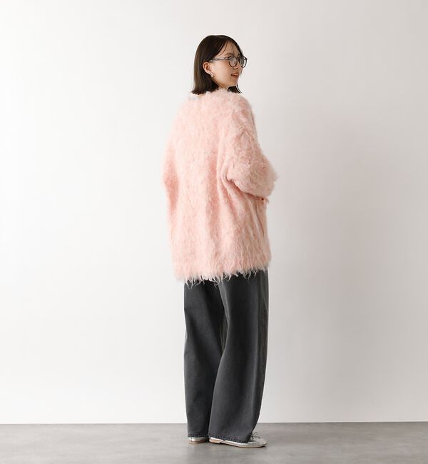abahouse mavie「シャギー起毛カーディガン【予約】」|カーディガン|