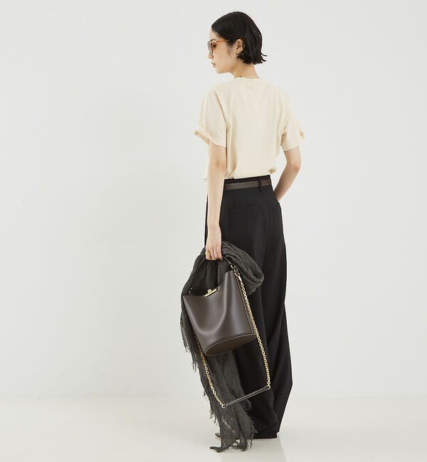 The Store by C' 「【Sporty&Rich】Varsity Crest T-Shirt／ロゴTシャ」|Tシャツ・カットソー|