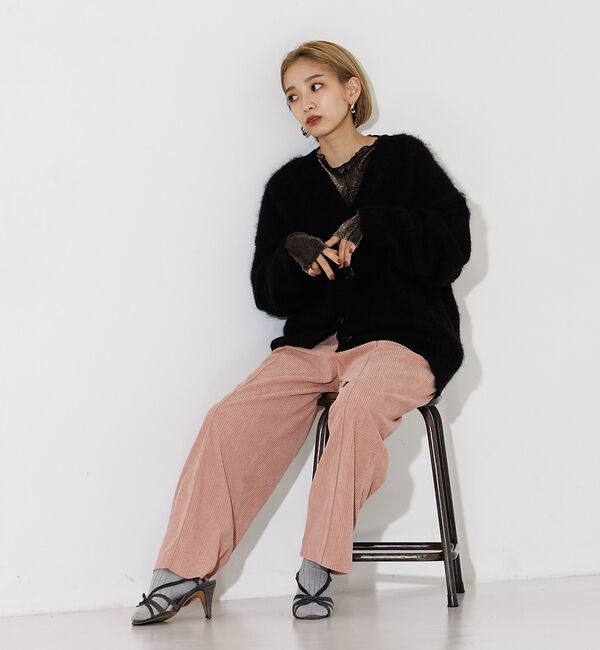 NOMINE「ウール混シャギーカーディガン」|カーディガン|