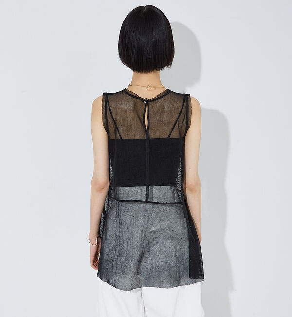 NOMINE「【iocus】マルチWAYカラー+コットンネットトップス」|Tシャツ・カットソー|