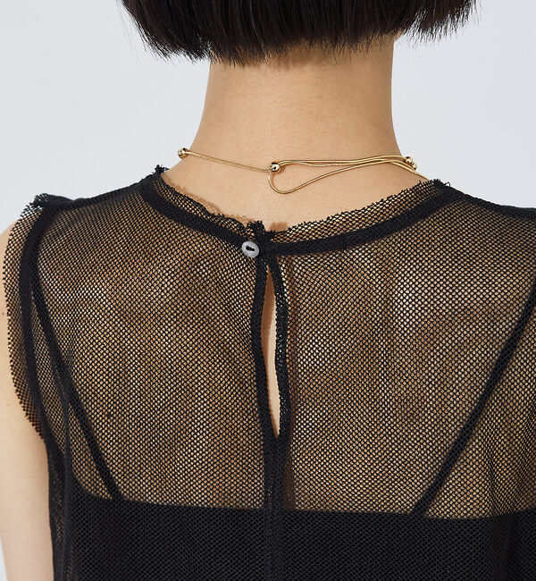 NOMINE「【iocus】マルチWAYカラー+コットンネットトップス」|Tシャツ・カットソー|