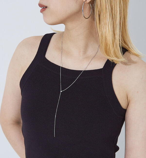 NOMINE「ステンレス スティック チェーンネックレス」|ネックレス|シルバー