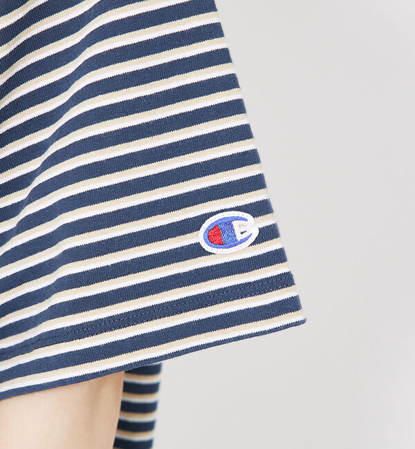 NOMINE「【WEB限定】Champion ボーダー Tシャツ」|Tシャツ・カットソー|