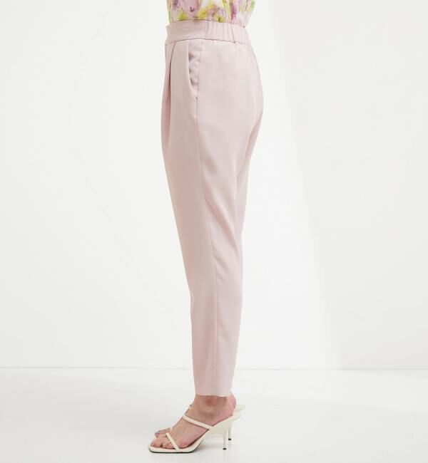 TIARA「ハイウエストテーパードパンツ」|スラックス|