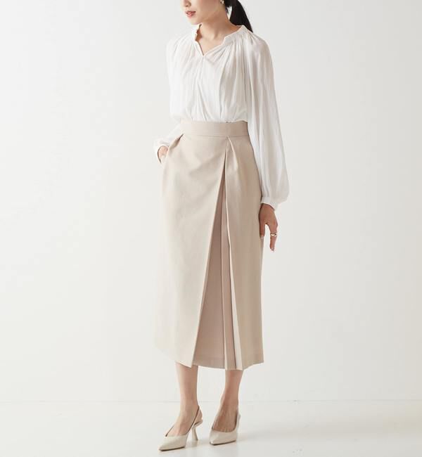 Liesse「巻きタックスカート」|スカート|