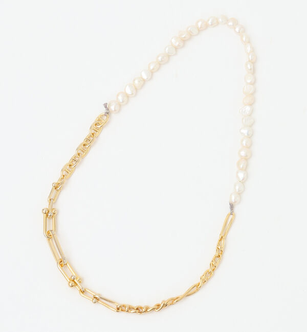 Liesse「【EO/イオ】Pearl mix chain short necklace　EO25SS-42別注」|ネックレス|