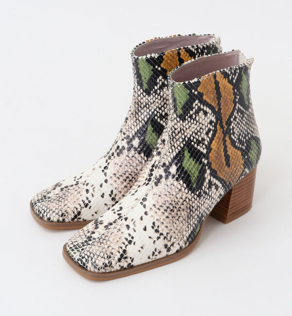 Soffitto「【SOL SANA/ソルサナ】KAI BOOT パイソンショートブーツ」|ショートブーツ|パイソン