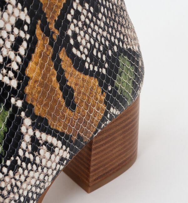 Soffitto「【SOL SANA/ソルサナ】KAI BOOT パイソンショートブーツ」|ショートブーツ|