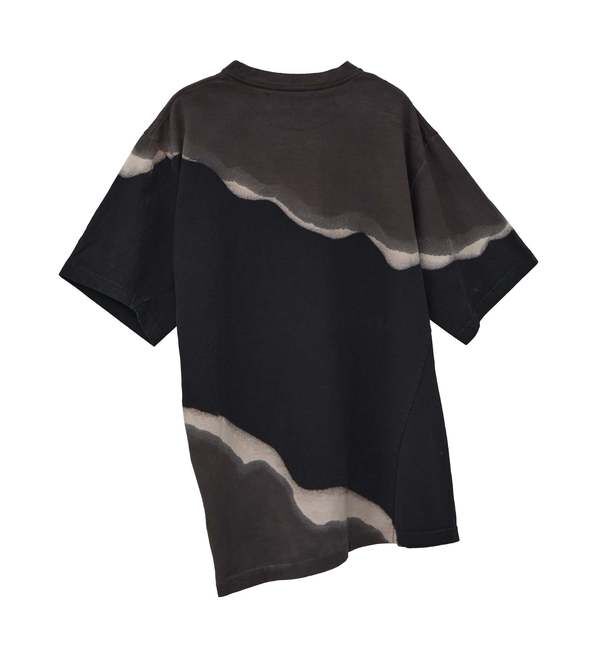 A_「【NOMARHYTHM TEXTILE/ノーマリズム テキスタイル】Hand Dye Twist Tee Print」|Tシャツ・カットソー|