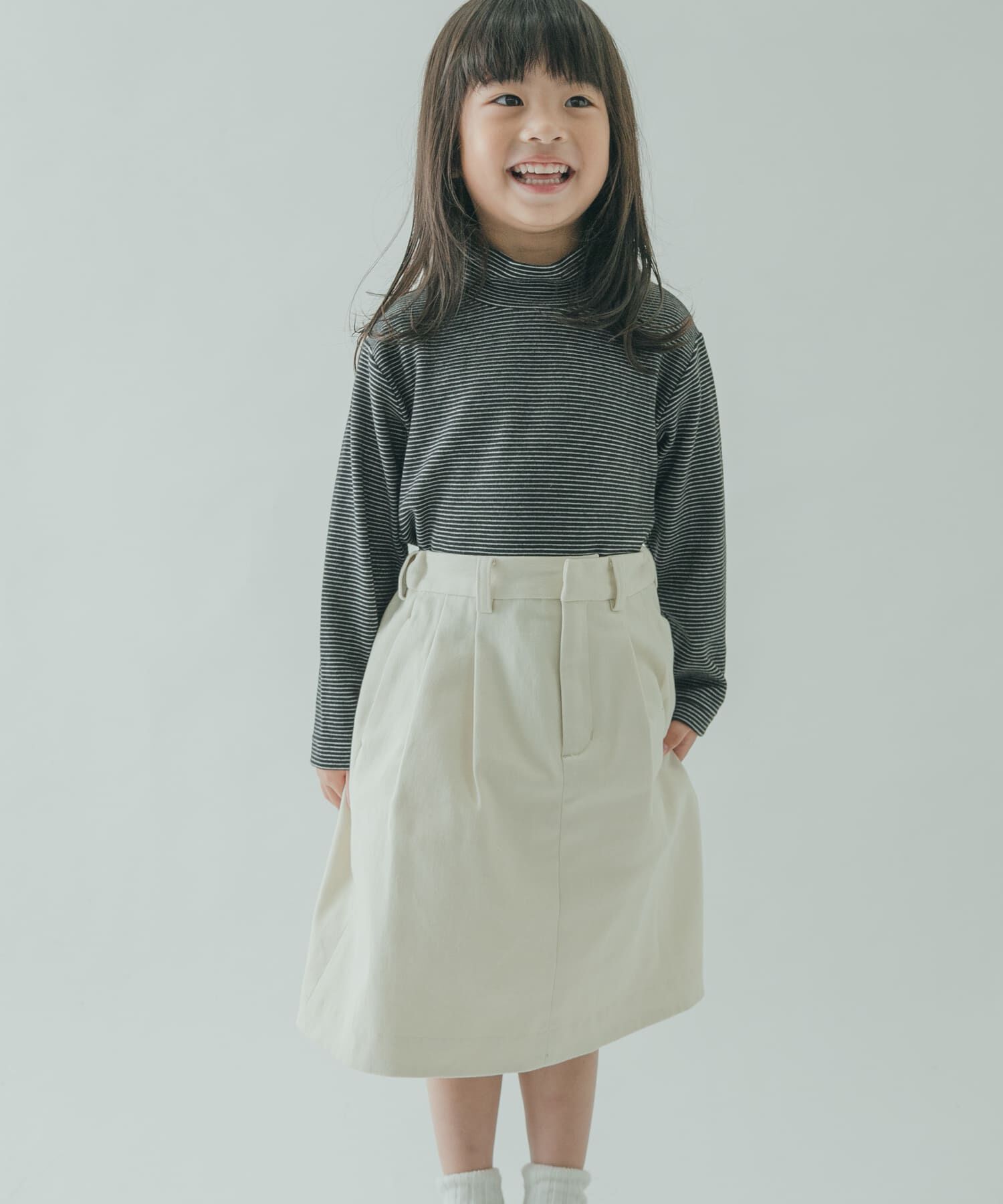 URBAN RESEARCH DOORS「『親子リンク』FORK&SPOON　起毛ツイルタックスカート(KIDS)」|その他|
