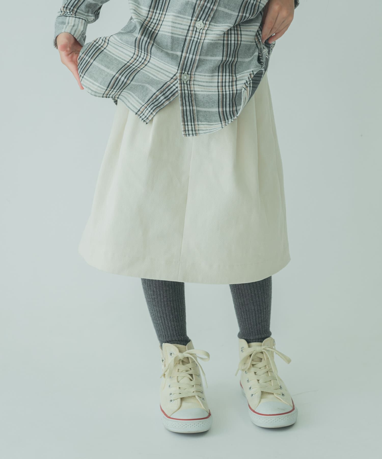 URBAN RESEARCH DOORS「『親子リンク』FORK&SPOON　起毛ツイルタックスカート(KIDS)」|その他|