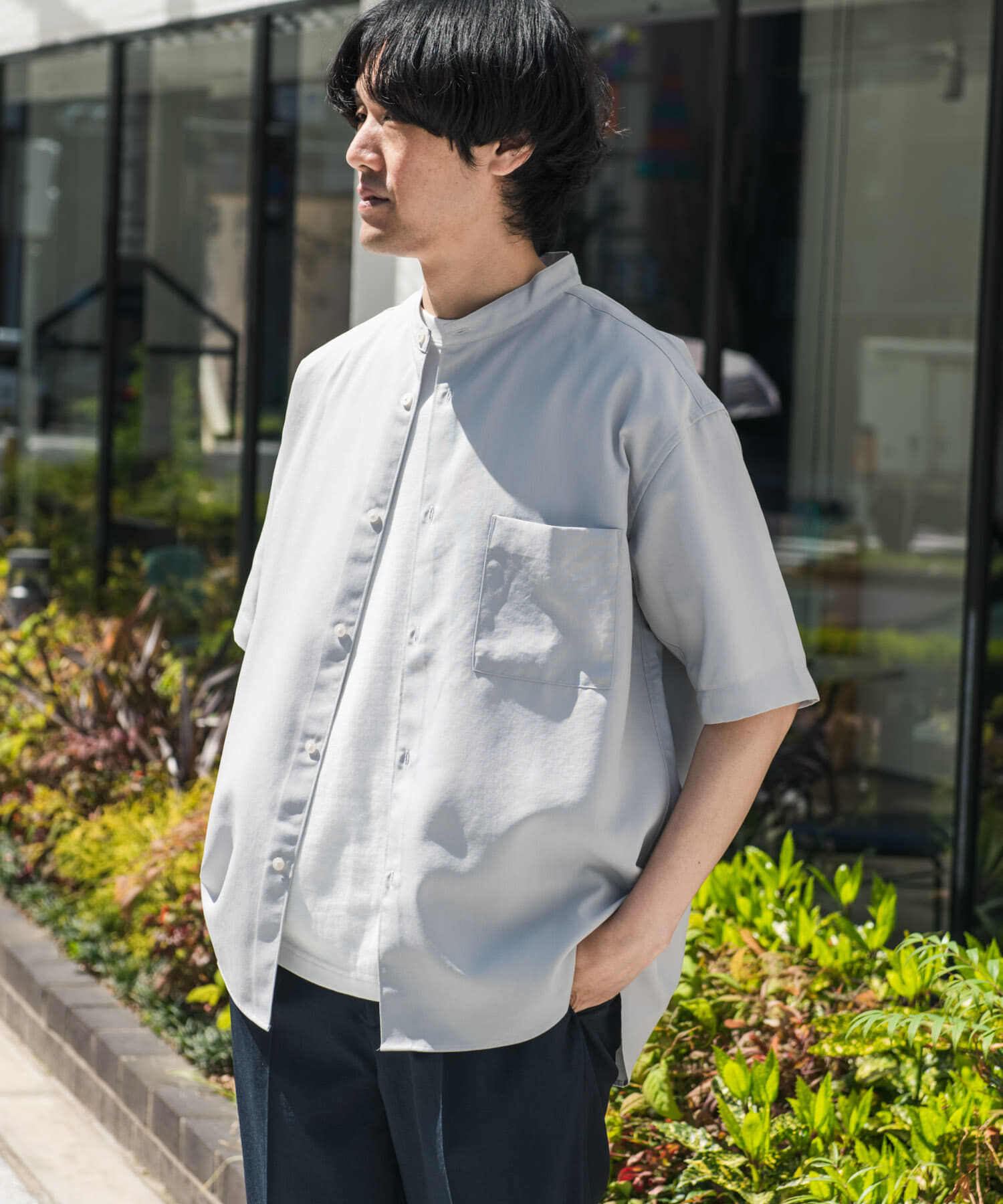 URBAN RESEARCH DOORS「『XLｻｲｽﾞ/WEB限定』『吸水速乾』ｾｵｱﾙﾌｧﾊﾞﾝﾄﾞｶﾗｰｼｮｰ 」|シャツ・ブラウス|