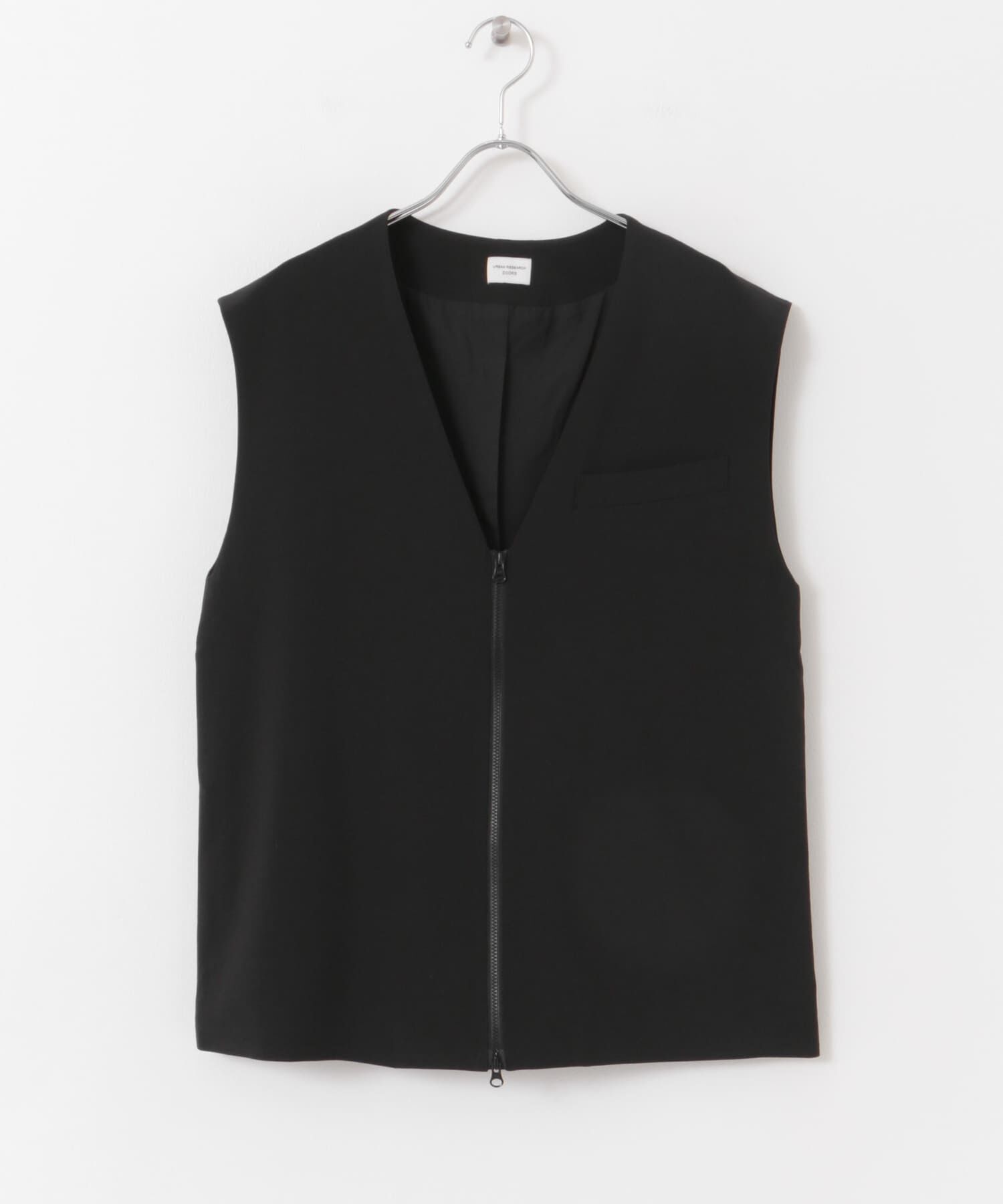 URBAN RESEARCH DOORS「『UR TECH DRYLUXE』フロントZIPベスト」|ベスト・ジレ|