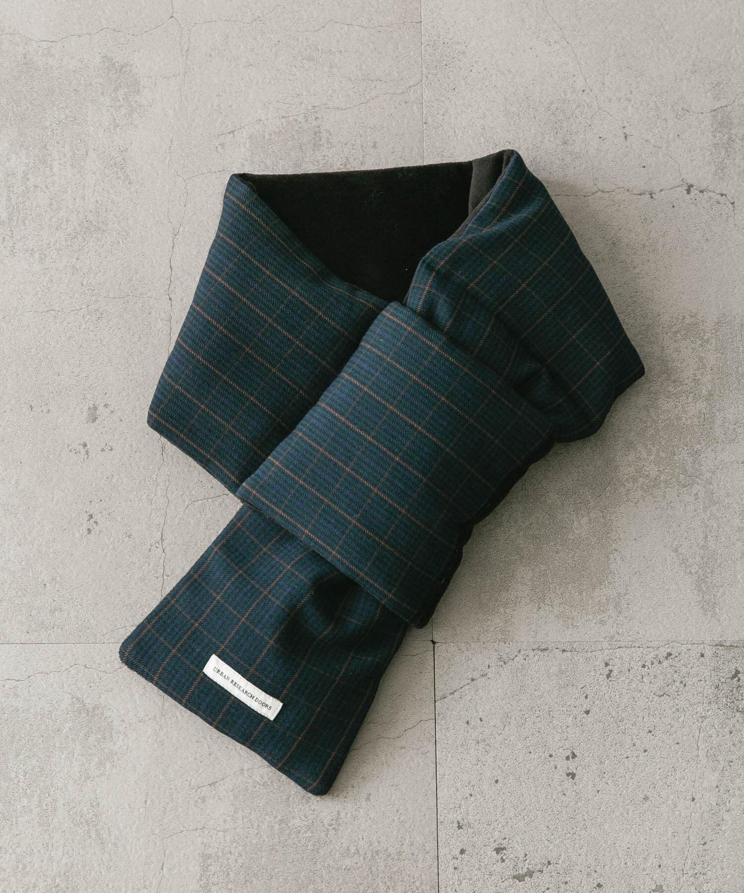 URBAN RESEARCH DOORS「ダウンマフラー」|マフラー|グリーン系その他