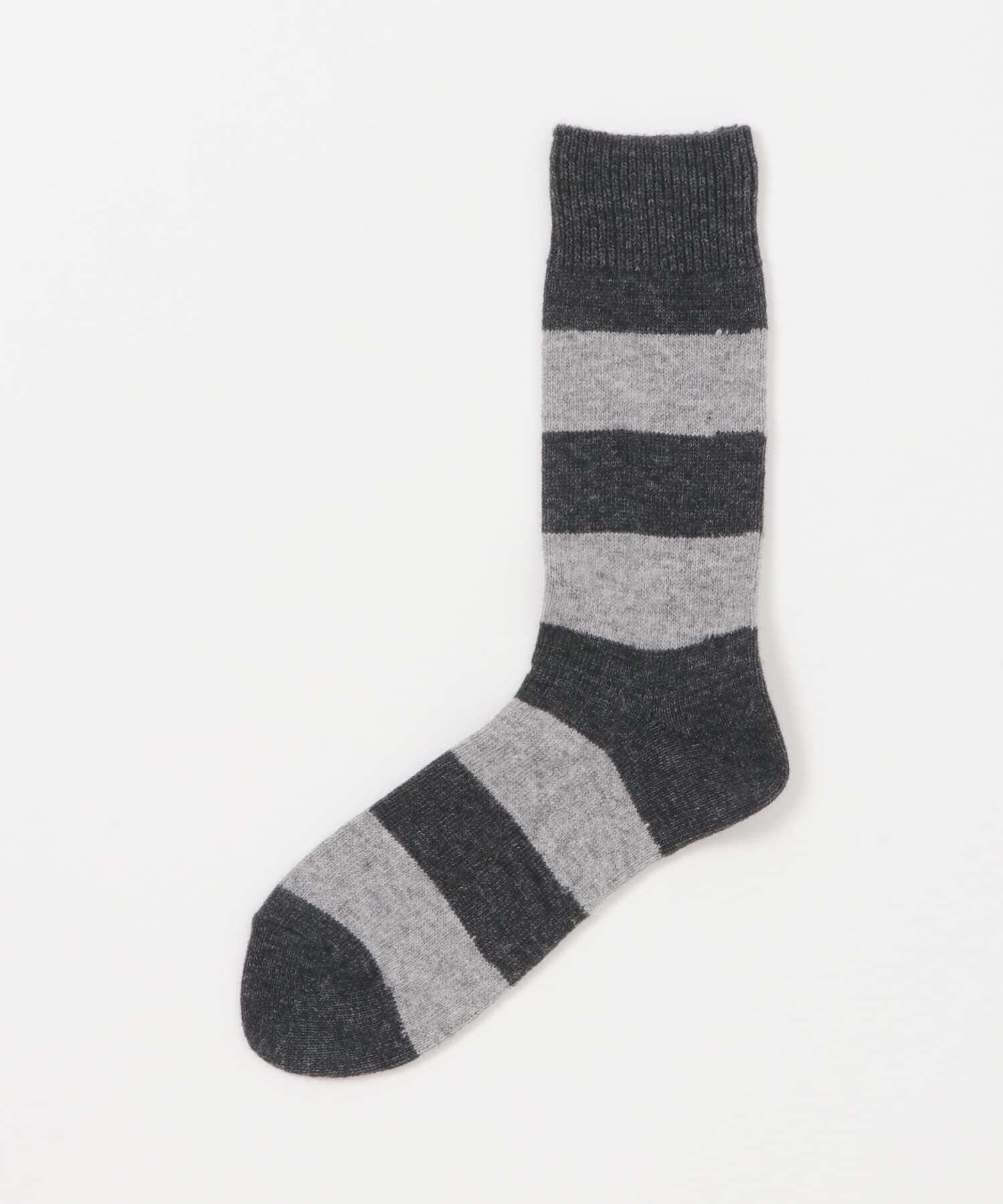 URBAN RESEARCH DOORS「『別注』カシミヤボーダークルー」|ソックス|