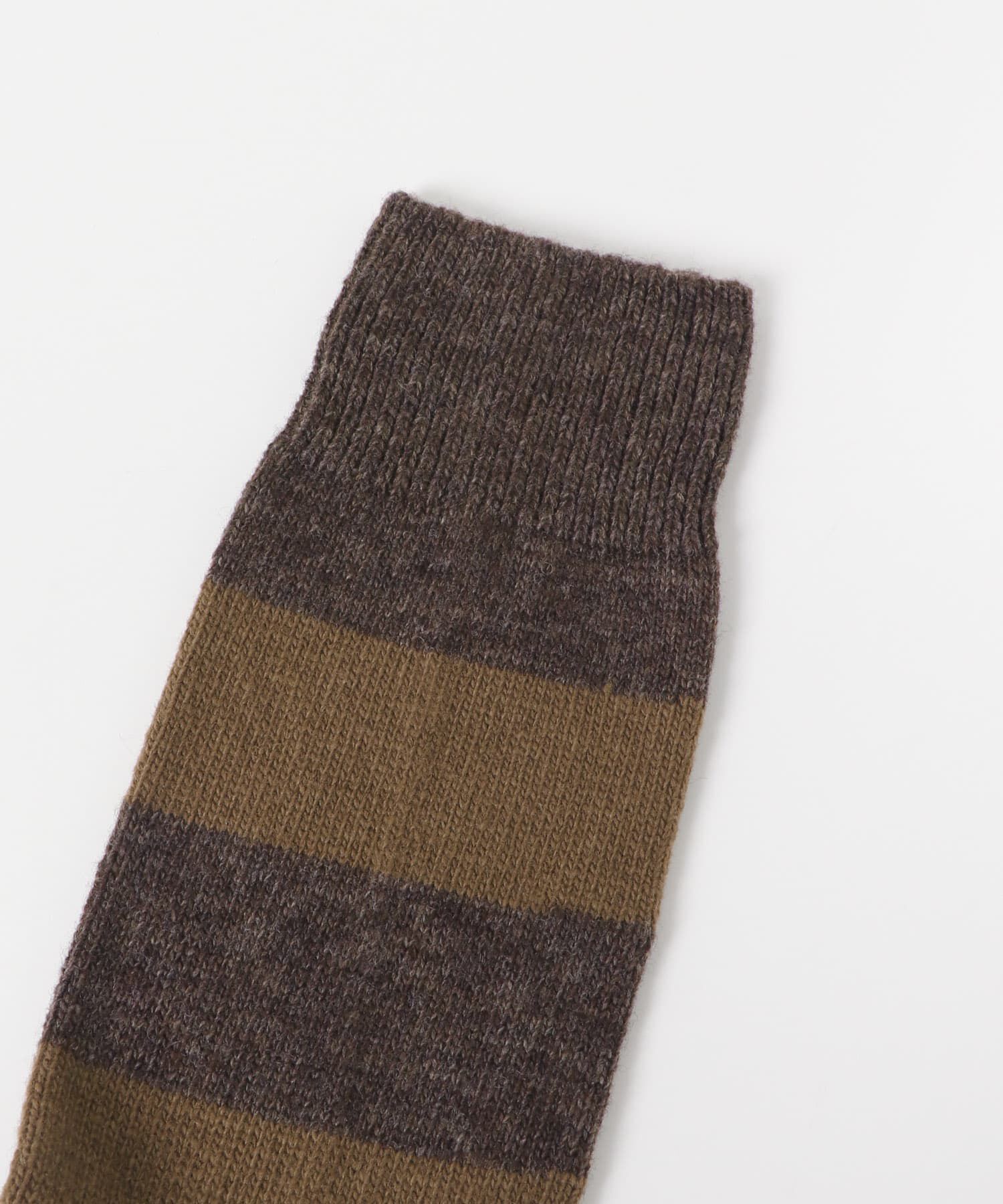 URBAN RESEARCH DOORS「『別注』カシミヤボーダークルー」|ソックス|