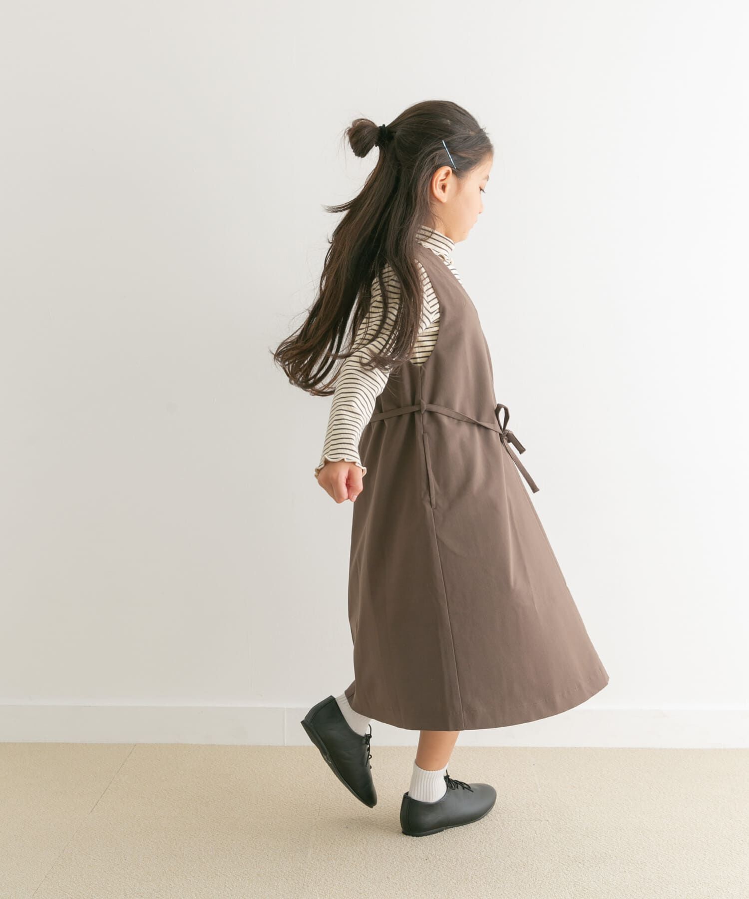 URBAN RESEARCH DOORS「『親子リンク』『UR TECH』ツイルジャンパースカート(KIDS)」|ワンピース|