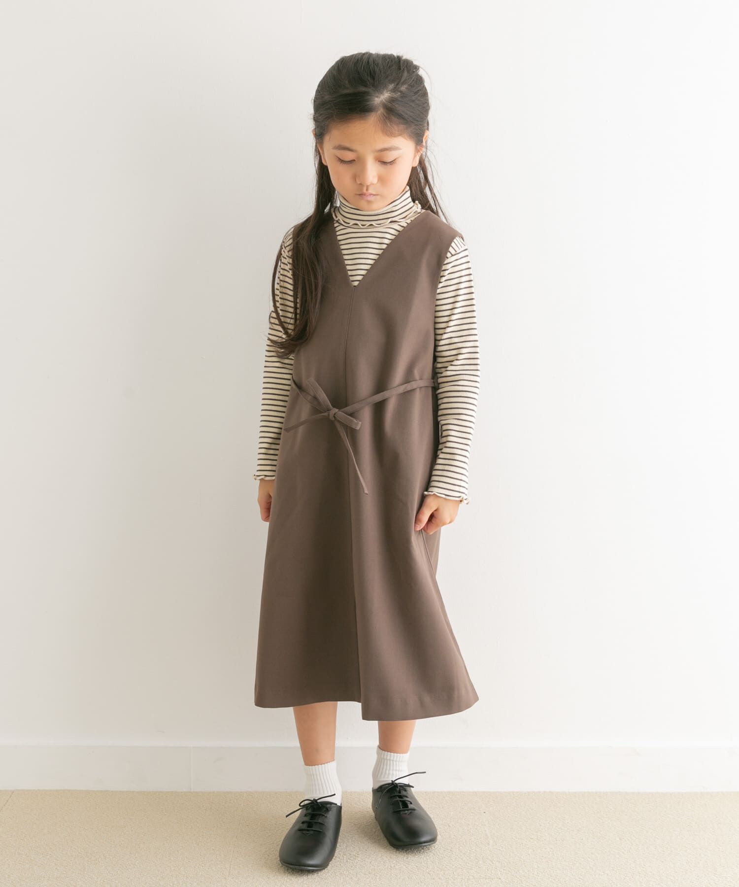 URBAN RESEARCH DOORS「『親子リンク』『UR TECH』ツイルジャンパースカート(KIDS)」|ワンピース|