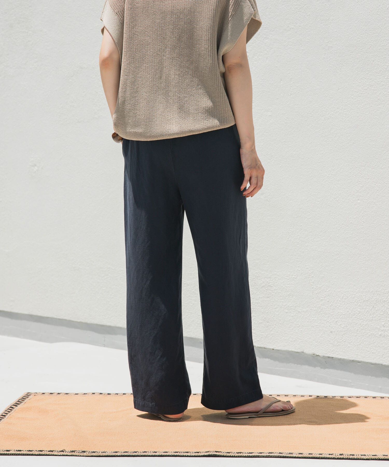 URBAN RESEARCH DOORS「リネン混イージーパンツ」|その他|