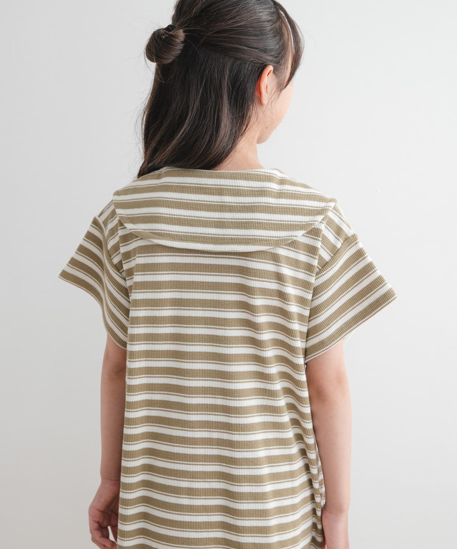 URBAN RESEARCH DOORS「『WEB/一部店舗限定サイズ』セーラーカラーカットワンピース(KIDS)」|ワンピース|