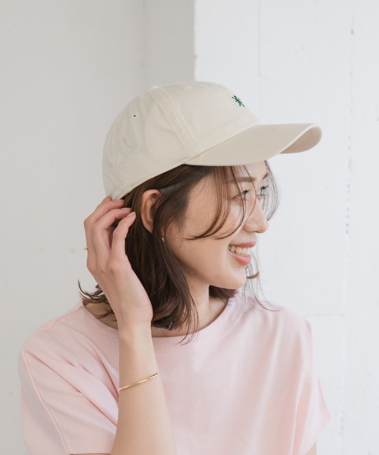 URBAN RESEARCH DOORS「GYMPHLEX　6PANEL CAP」|キャップ・キャスケット|アイボリー