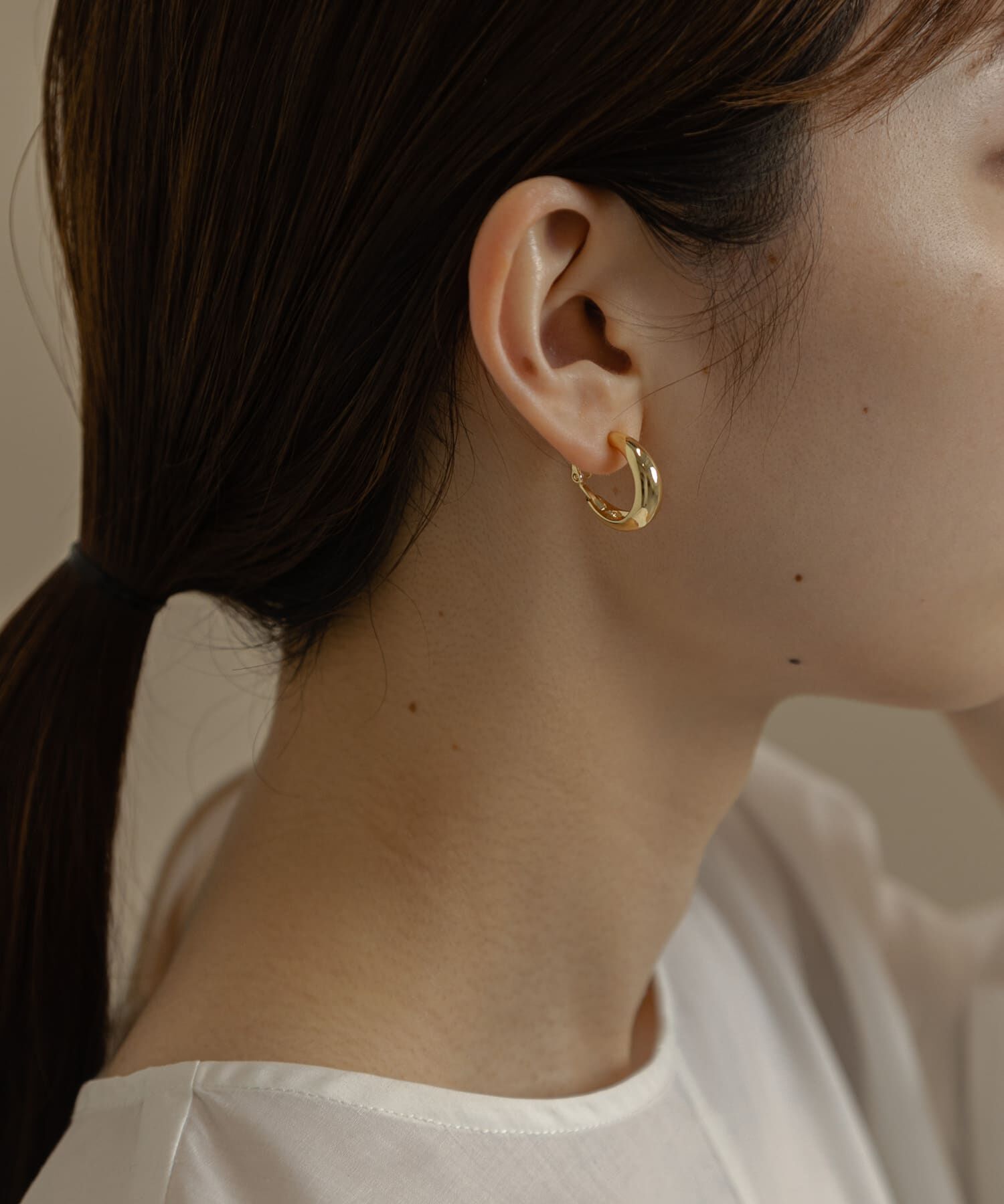 SMELLY「リッタイメタルフープイヤリング」|イヤリング|