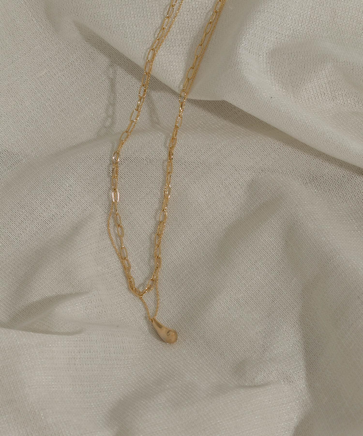 SMELLY「ドロップメタル2レンネックレス」|ネックレス|