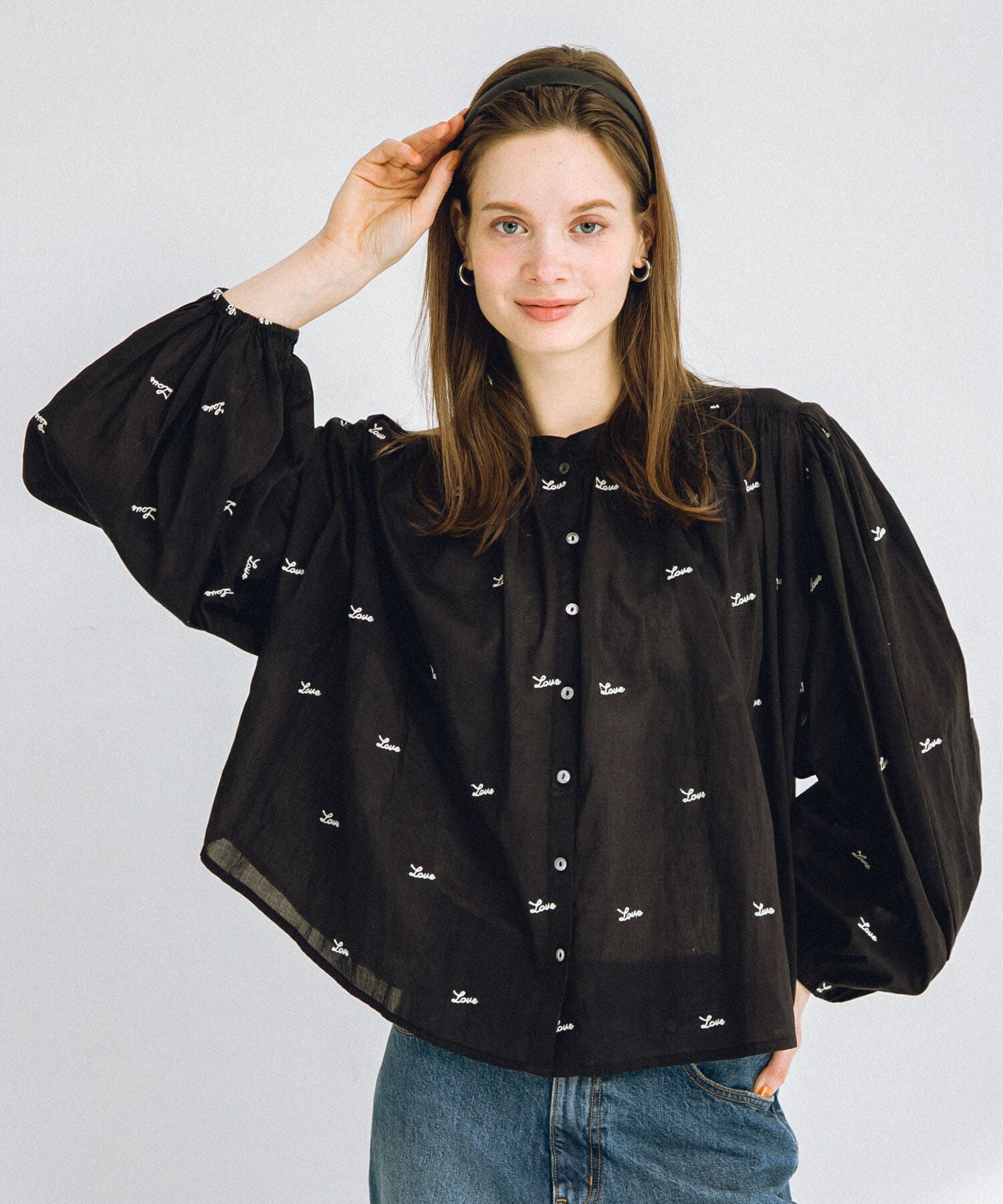 Sonny Label 「Love embroideryブラウス」|シャツ・ブラウス|