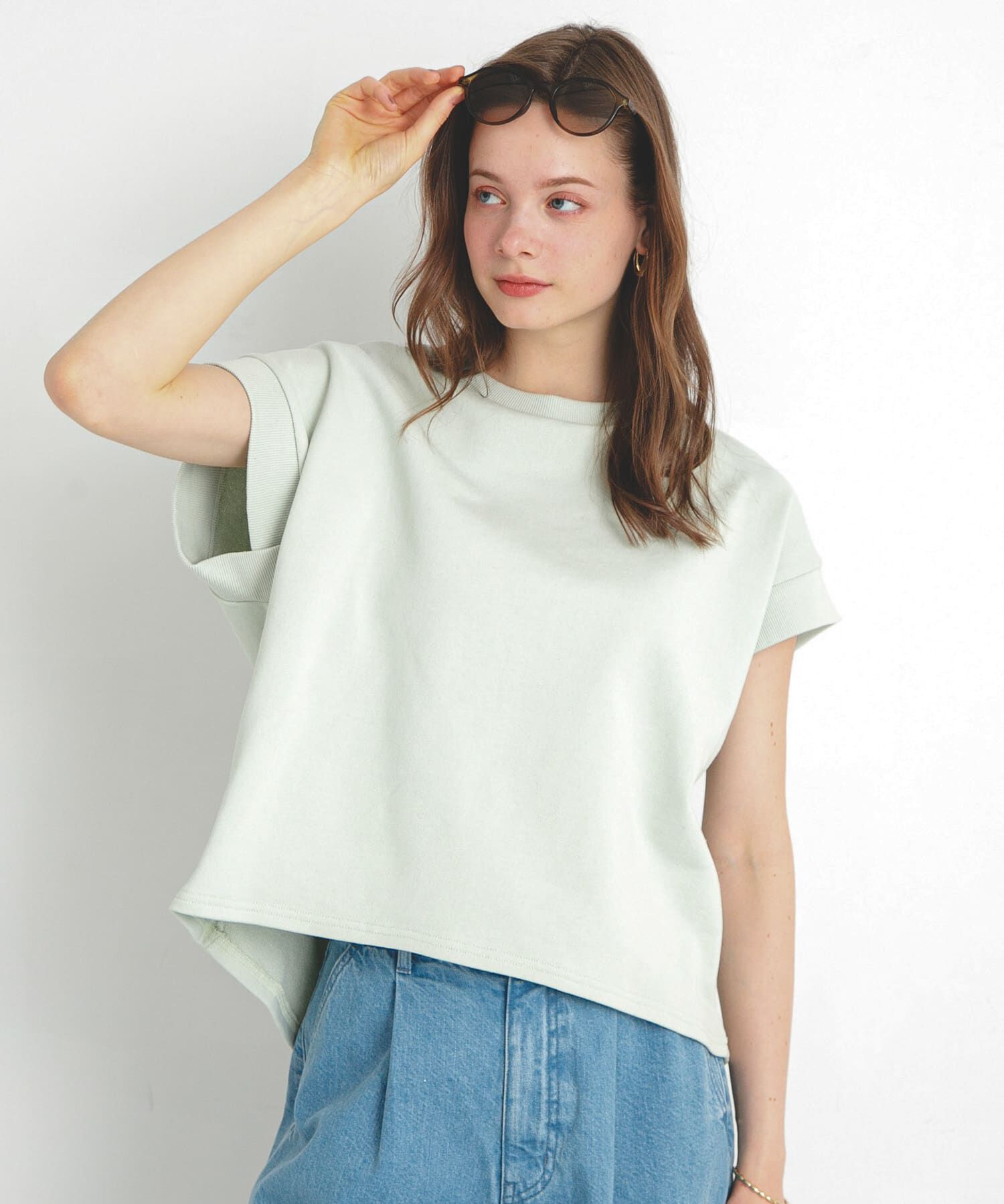 Sonny Label 「裏毛スウェットフレンチスリーブプルオーバー」|スウェット・ジャージ|ミント