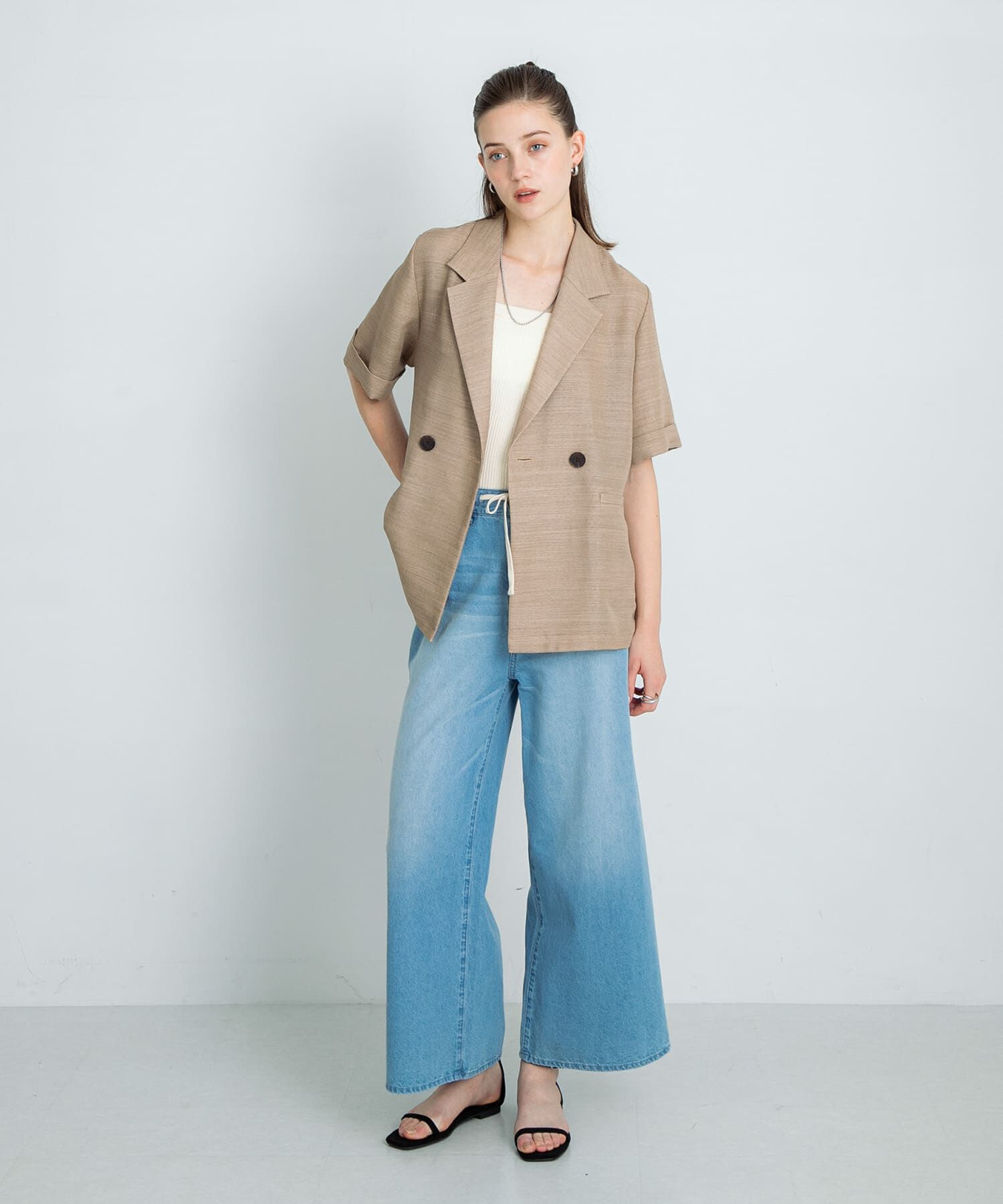 Sonny Label 「メッシュハーフスリーブジャケット」|その他|