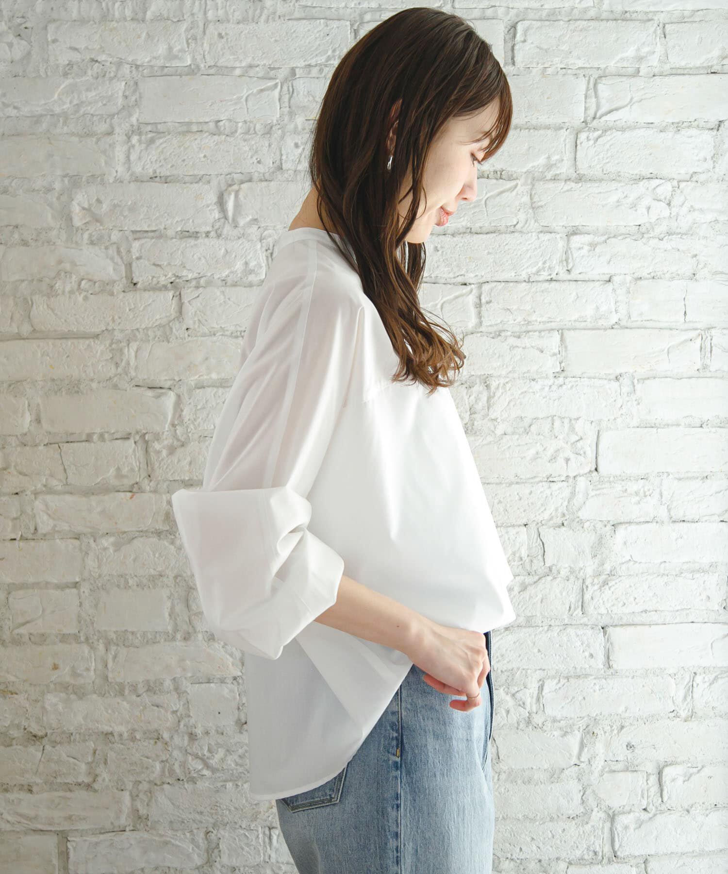 Sonny Label 「『WEB限定』フロントタックバンドカラーシャツ」|シャツ・ブラウス|