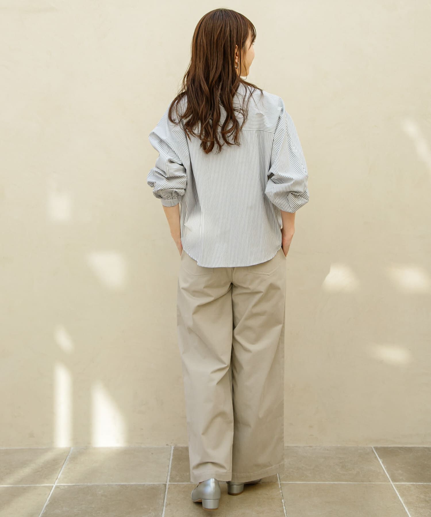 Sonny Label 「『WEB限定』フロントタックバンドカラーシャツ」|シャツ・ブラウス|