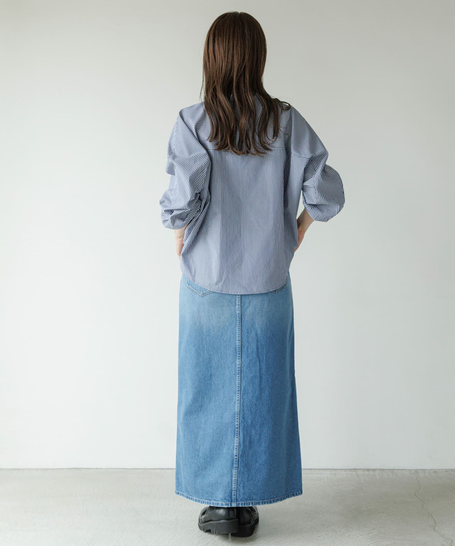 Sonny Label 「『WEB限定』フロントタックバンドカラーシャツ」|シャツ・ブラウス|