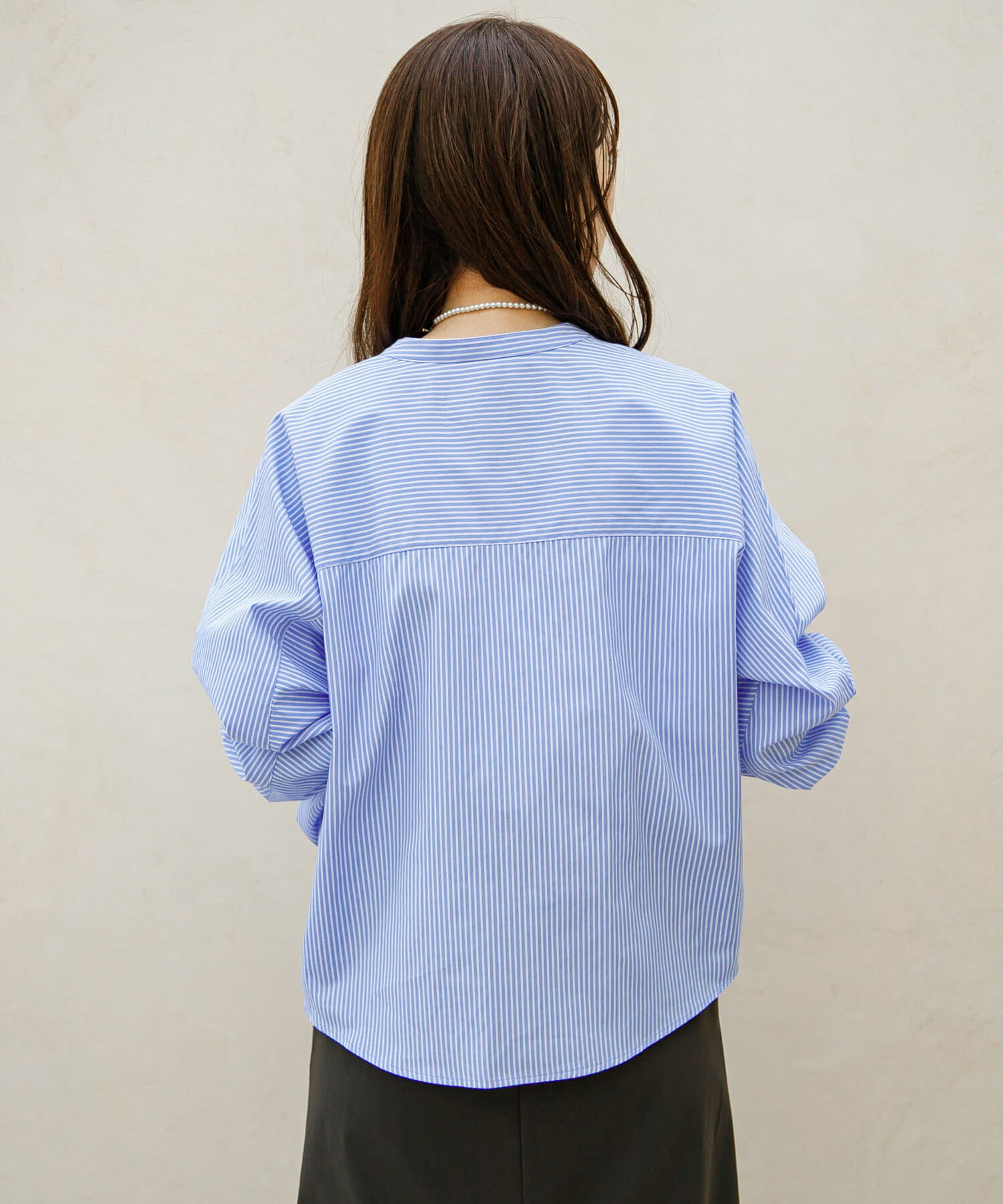 Sonny Label 「『WEB限定』フロントタックバンドカラーシャツ」|シャツ・ブラウス|