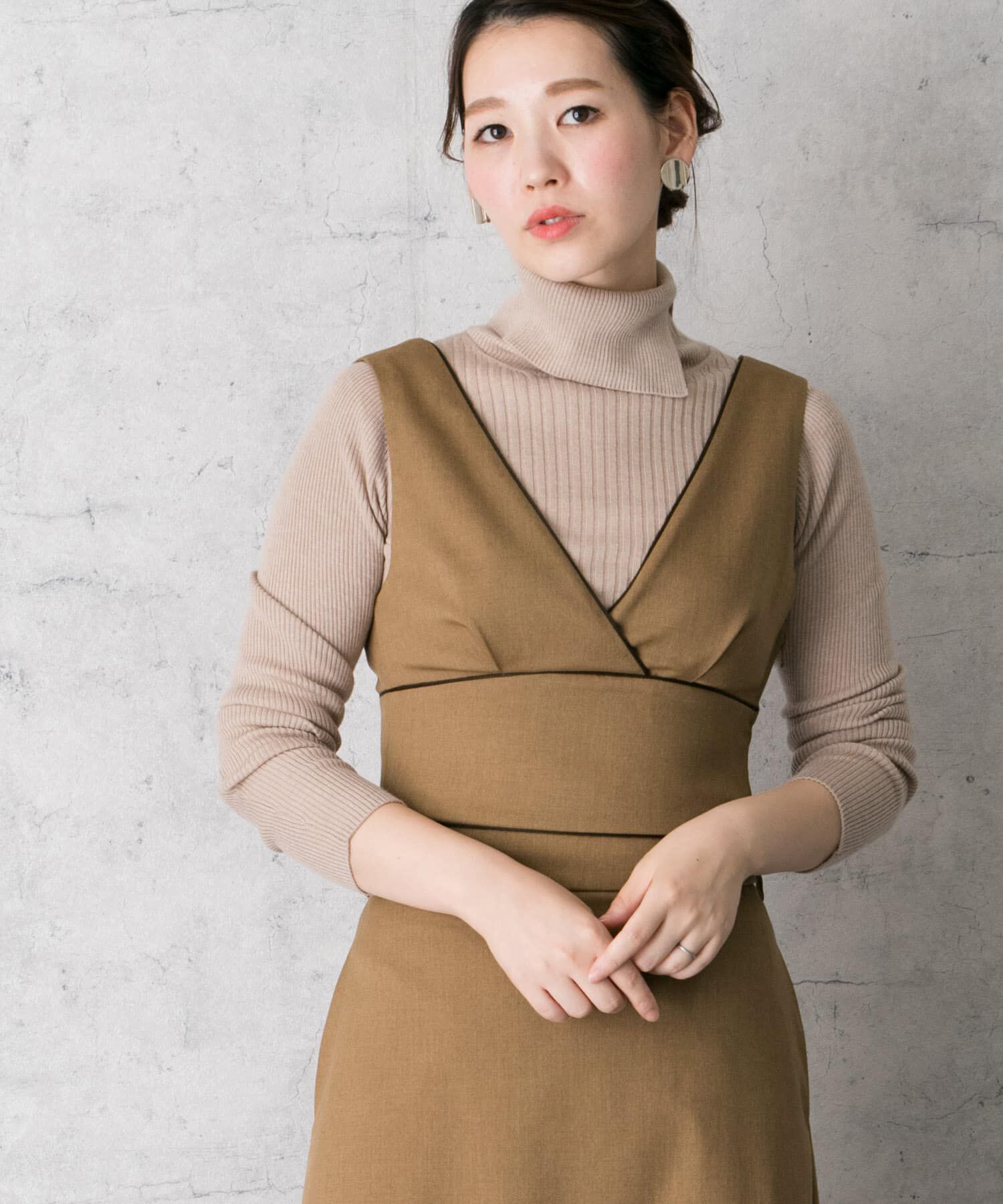 URBAN RESEARCH ROSSO「Vネックビスチェ&there4;」|その他|キャメル