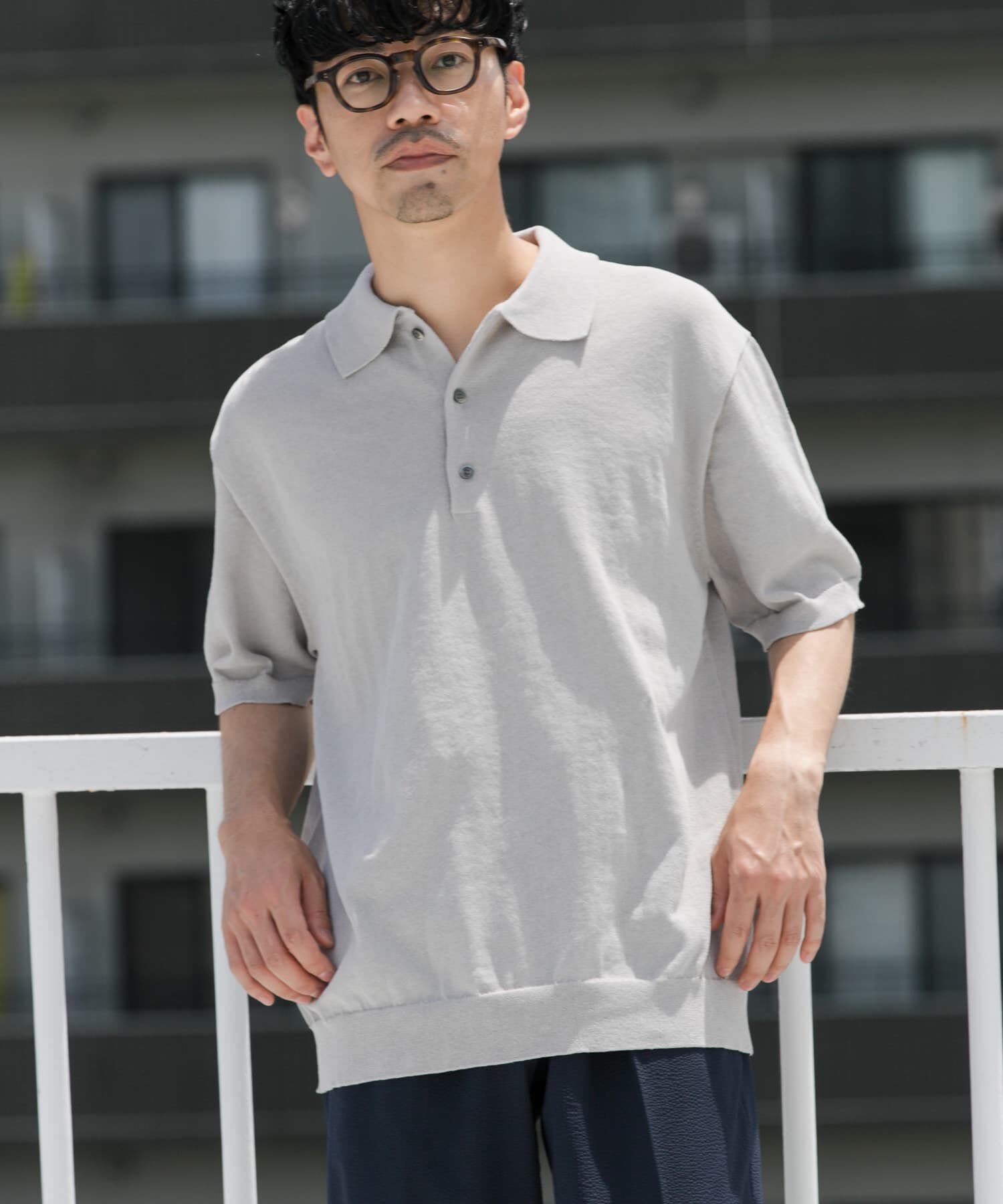 URBAN RESEARCH ROSSO「『UR TECH ひやサラクール』AIRDRYリラックスポロ」|ポロシャツ|