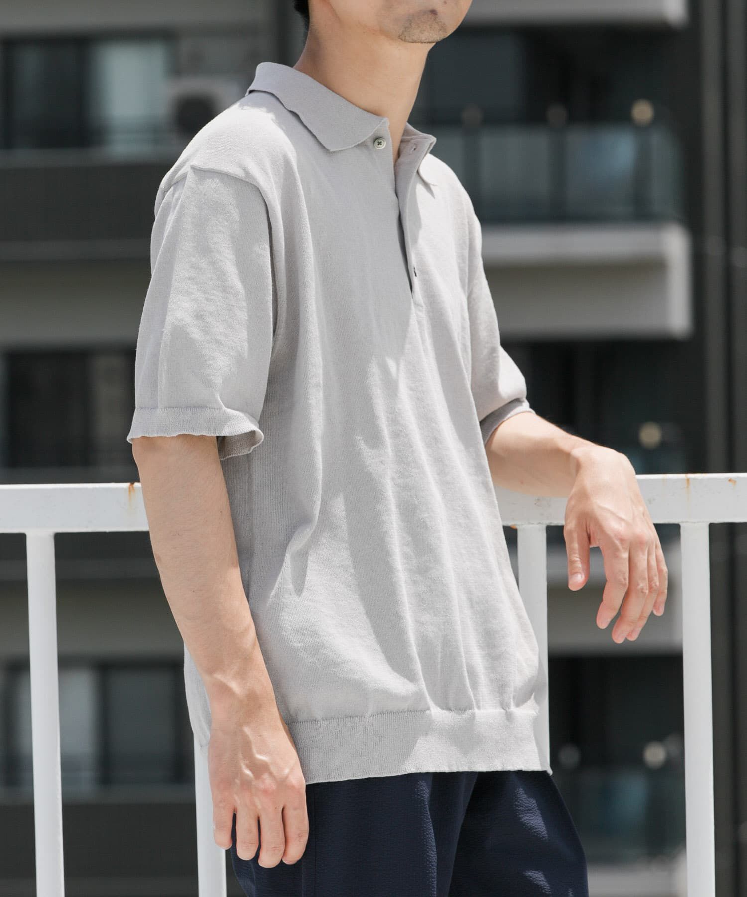 URBAN RESEARCH ROSSO「『UR TECH ひやサラクール』AIRDRYリラックスポロ」|ポロシャツ|