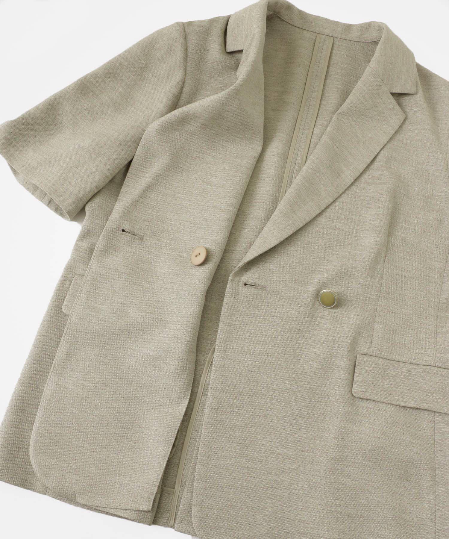 URBAN RESEARCH ROSSO「リネンライクハーフスリーブジャケット」|その他|