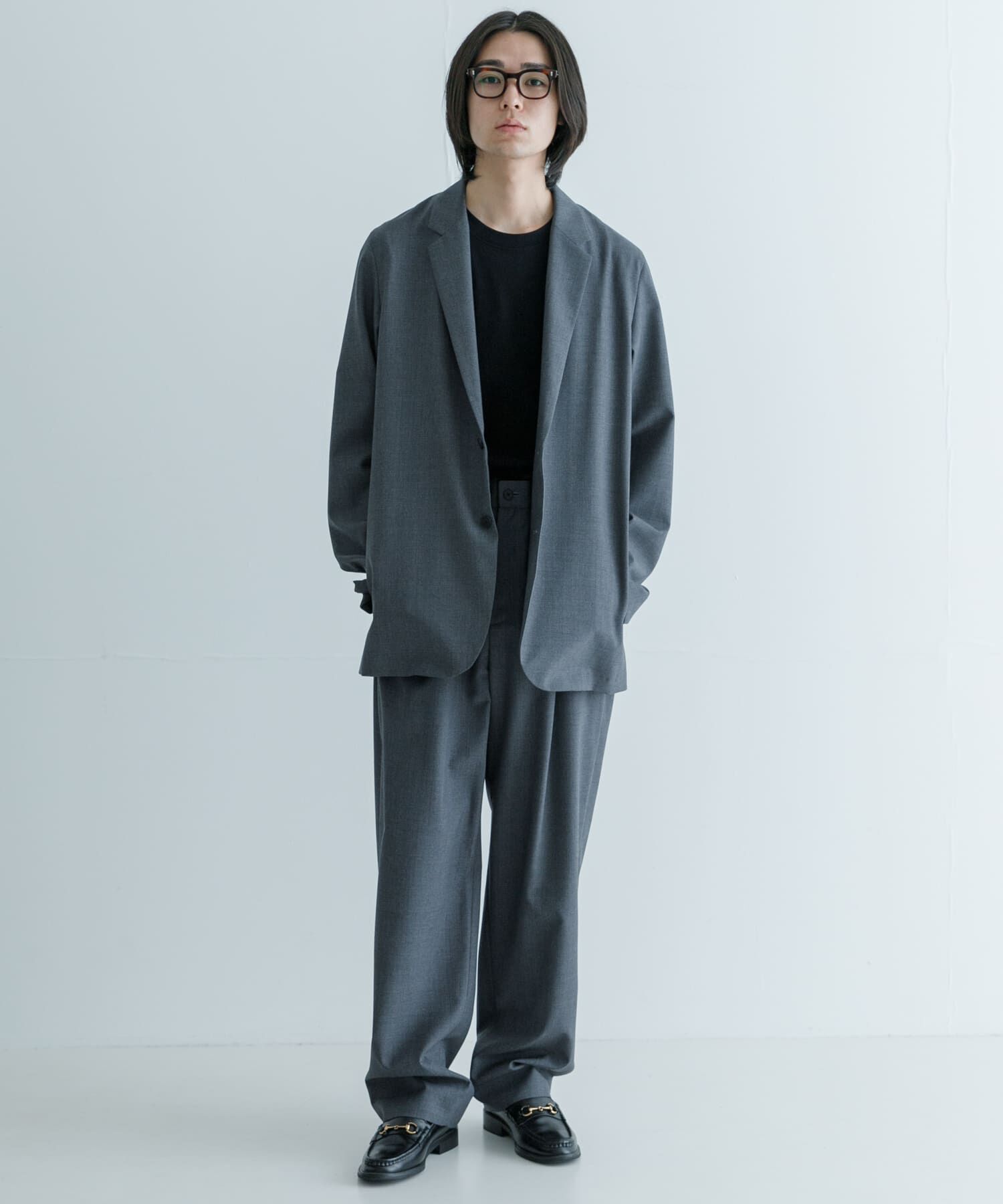 URBAN RESEARCH「ATON　WOOL TROPICAL TAPERED PANTS」|その他|