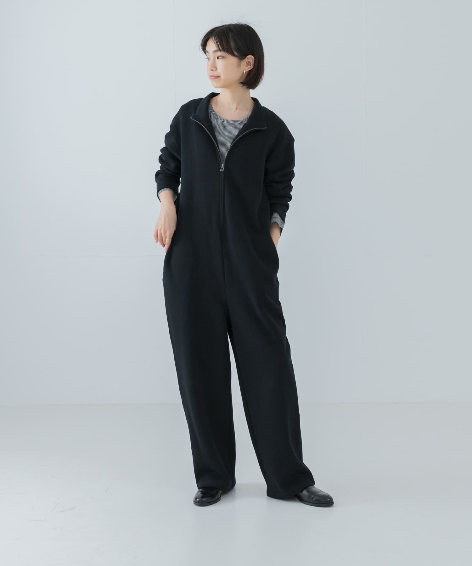 URBAN RESEARCH「ハーフジップジャンプスーツ」|スカート|